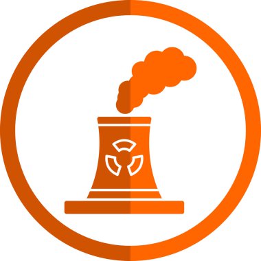 Gaz endüstrisi ikonu. düz vektör illüstrasyonu.