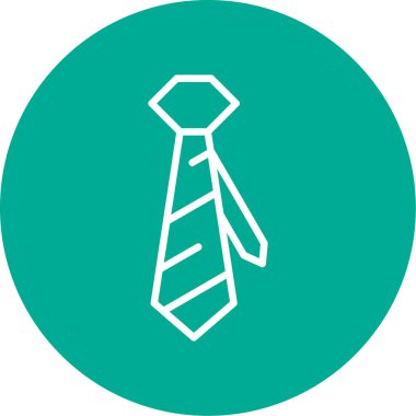 Kravat. Web simgesi basit tasarım