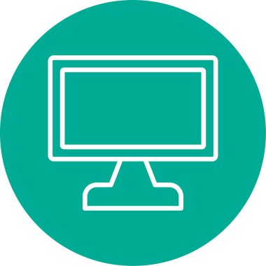 ekran simge vektör çizim 