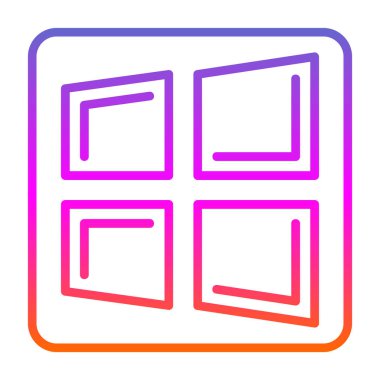 Modern eğitim ikonunun vektör illüstrasyonu