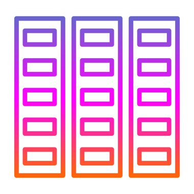 renk paleti simgesi vektör illüstrasyonu 