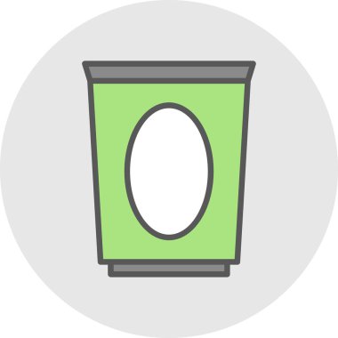 Dustbin web  icon. vector illustration.