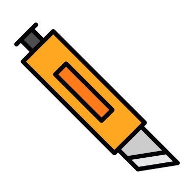 Cutter ağ simgesi vektör illüstrasyonu