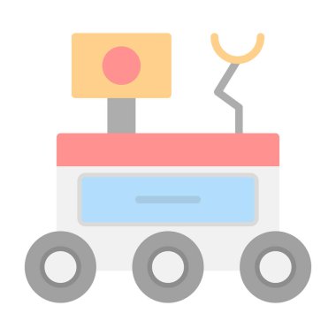 araba simgesi, modern basit illüstrasyon tasarımı