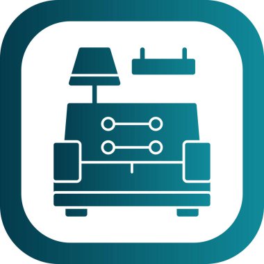 Bir uzun gölge bus simgesinin gösterimi