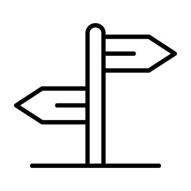 Düz ok simgesi. illüstrasyon vektörü