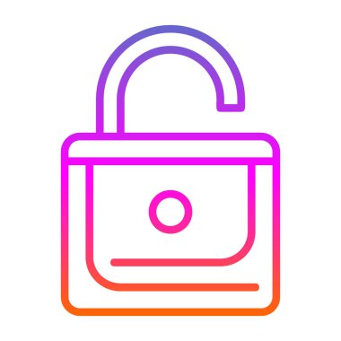 Kilitlenmemiş işaret vektörü çizimi.