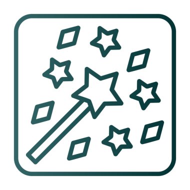 Asa. Web simgesi basit illüstrasyon