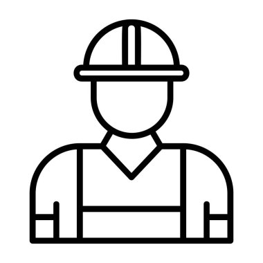 Miğfer vektör illüstrasyonlu mimar. 