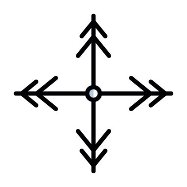 kar web simgesi, vektör çizim 