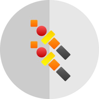 Kebap simge vektör çizim