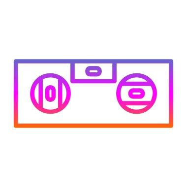 Modern b 'nin vektör illüstrasyonu eksik simgesi