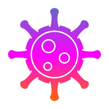 Corona virüs simgesi vektör illüstrasyonu