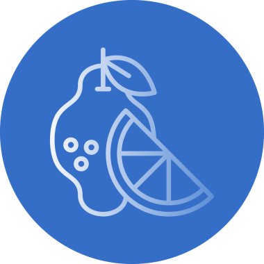 lemon. Web simgesi basit illüstrasyon