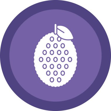 taze Jackfruit ikon vektör çizimi tasarımı