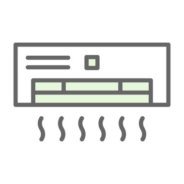 Modern klima simgesinin vektör illüstrasyonu                                     