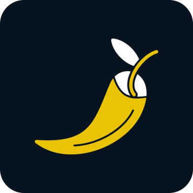 chili pepper simge vektör illüstrasyonu