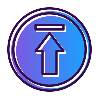 gönderme satırı simgesi, vektör illüstrasyonu