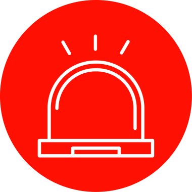 Zil. Web simgesi basit illüstrasyon