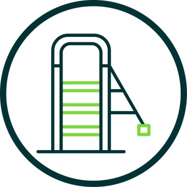 Ladder icon, vector illustration simple design