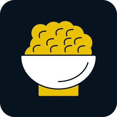 yiyecek ikonu vektör illüstrasyonu