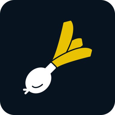 Pırasalı düz simge, vektör çizimi 