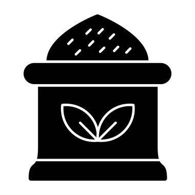 Bir besin simgesinin vektör illüstrasyonu