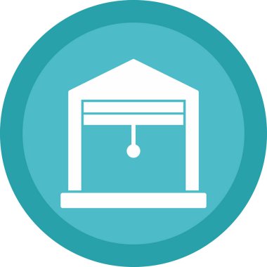 garaj simgesi vektör illüstrasyonu