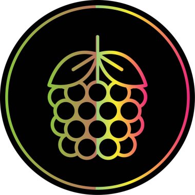 Blackberry yassı ikonu. vektör illüstrasyonu 