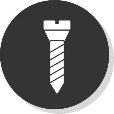 vector illustration of screw tool icon 