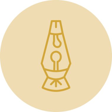 Lava lamp icon vector illustration