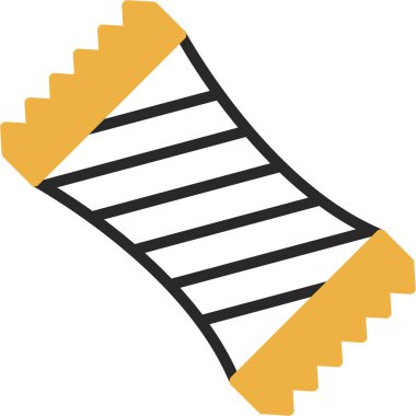 Şeker ikonunun vektör illüstrasyonu  