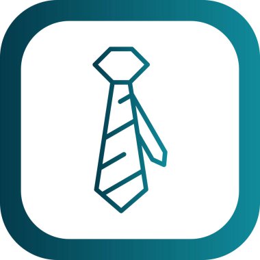 Kravat. Web simgesi basit tasarım