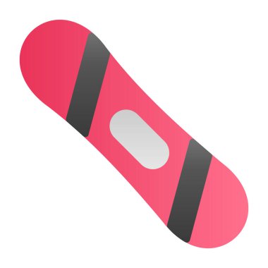 Snowboard web simgesi, vektör illüstrasyonu