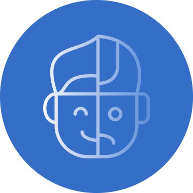 Maskeli bir adamın vektör çizimi