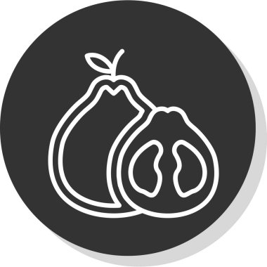 Pomelo meyvesi. vektör simgesi basit resimleme