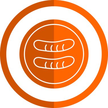 Ekmek. Web simgesi basit illüstrasyon