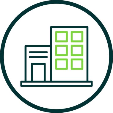 modern yapı web simgesi, vektör illüstrasyonu