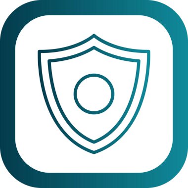 kalkan simgesi, vektör illüstrasyonu basit tasarım