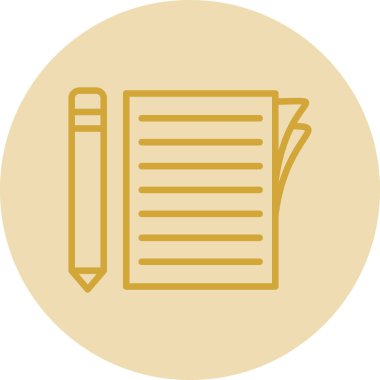 belge simgesi, vektör illüstrasyonu basit tasarım