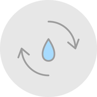 su damlaları vektör simgesi düzenlenebilir dış hat