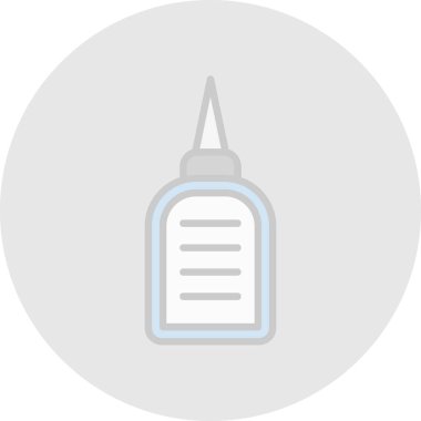 Yapıştırıcı web simgesi, basit vektör illüstrasyonu