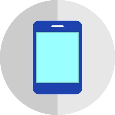 Akıllı telefon simgesinin vektör illüstrasyonu 