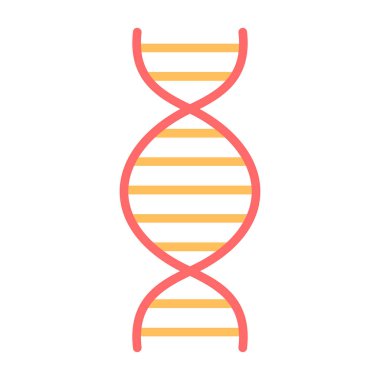 dna. Web simgesi basit illüstrasyon 