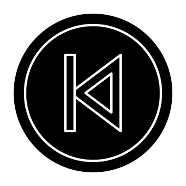 Modern b 'nin vektör illüstrasyonu eksik simgesi