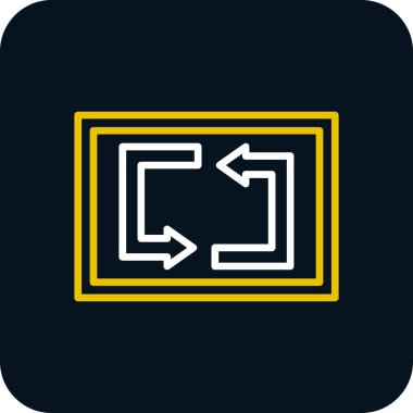 Web simgesi, vektör illüstrasyonunu tekrarla