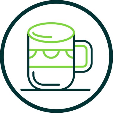 Kupa web simgesi, vektör illüstrasyonu 