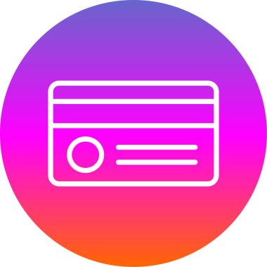 Kredi kartı vektör illüstrasyonu 