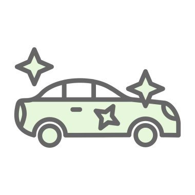 araba simgesi vektör illüstrasyonu