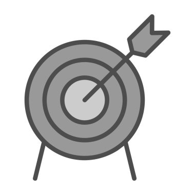 Basit düz hedef vektör çizimi